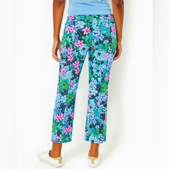 New Lilly Pulitzer UPF 50+ Luxletic 28" Alston High Rise Pant - Picture 3 of 12